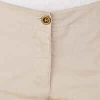 Women’s NH500 nature hiking trousers - Beige