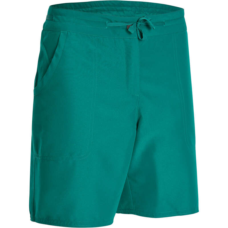 QUECHUA Forclaz 50 Women's Hiking Shorts - Dark Green ...