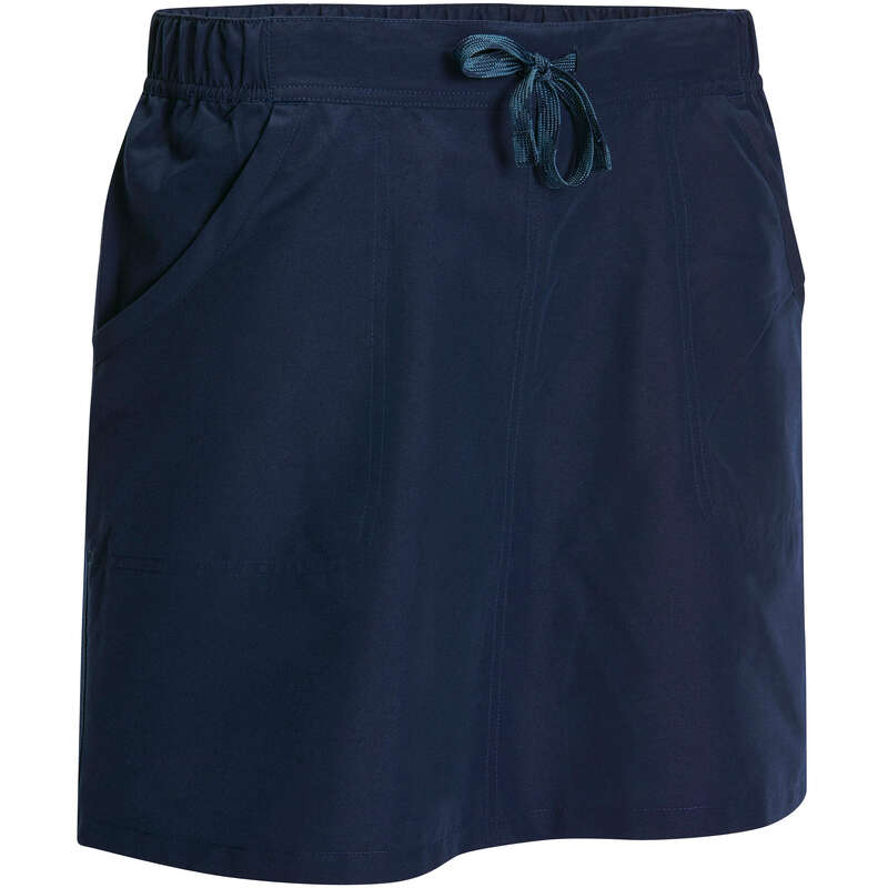 WOMEN NATURE HIKING SHORTS/TANK TOPS Hiking - NH100 Women's - Navy QUECHUA - Hiking Clothes