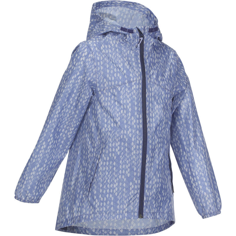 Veste imperméable de randonnée - MH100 zip - enfant 7-15 ans