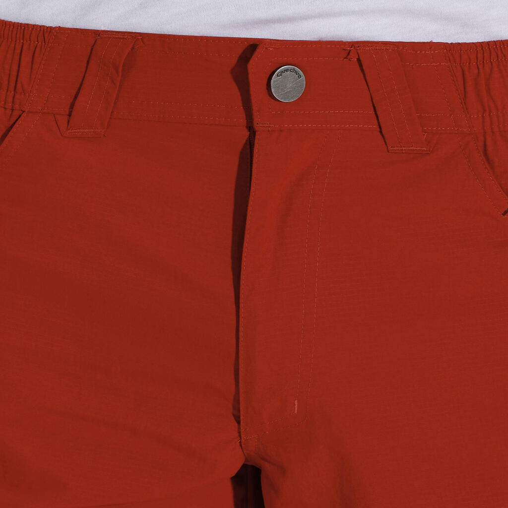 Wandershorts Forclaz 100 Herren rot