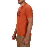 NH500 Men's Country Walking T-shirt - Heathered Brick