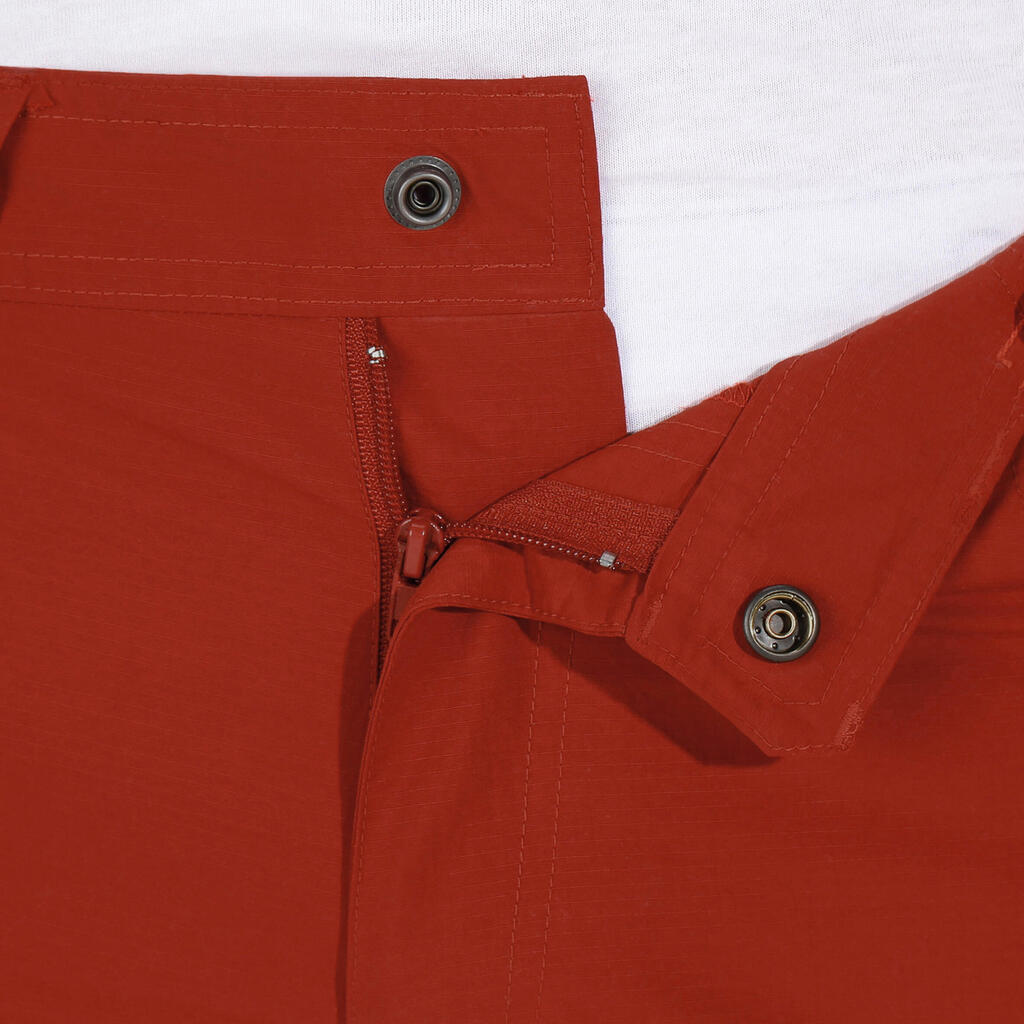 Wandershorts Forclaz 100 Herren rot
