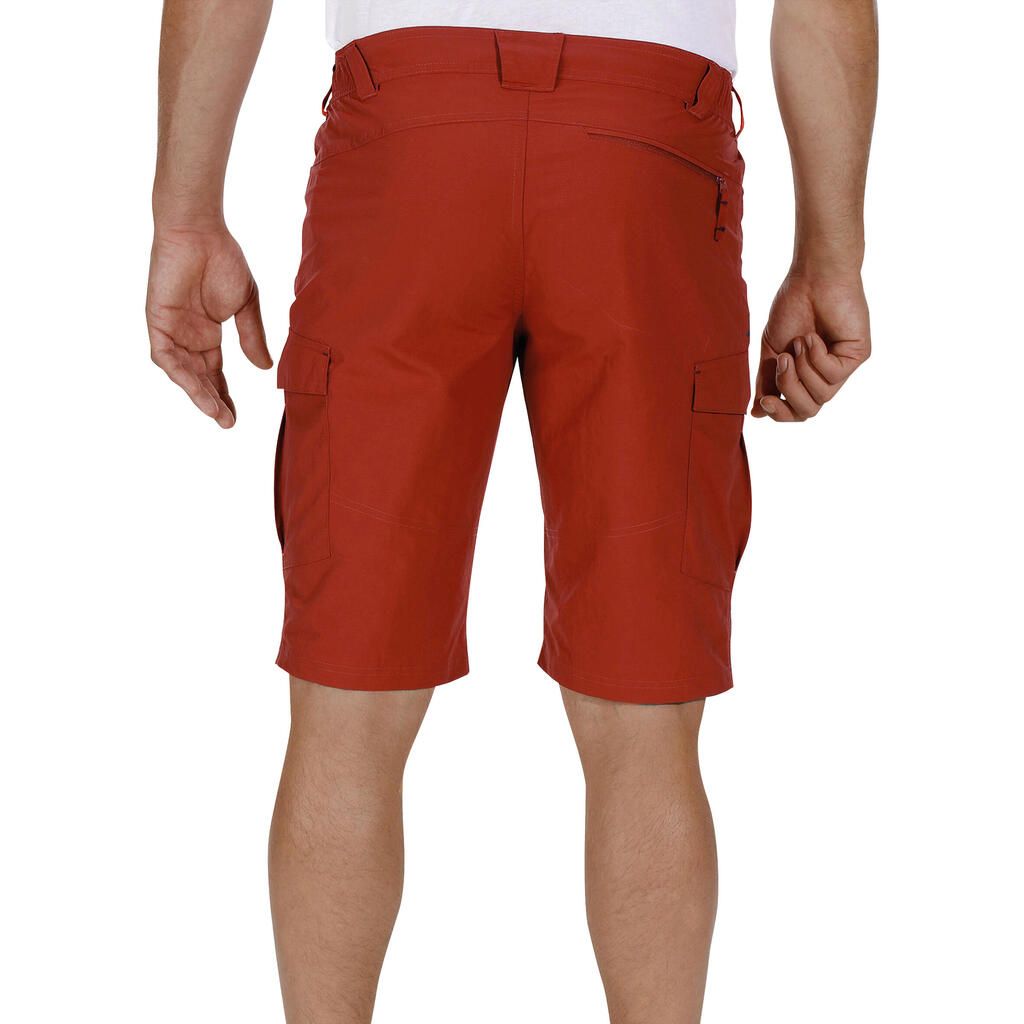 Wandershorts Forclaz 100 Herren rot
