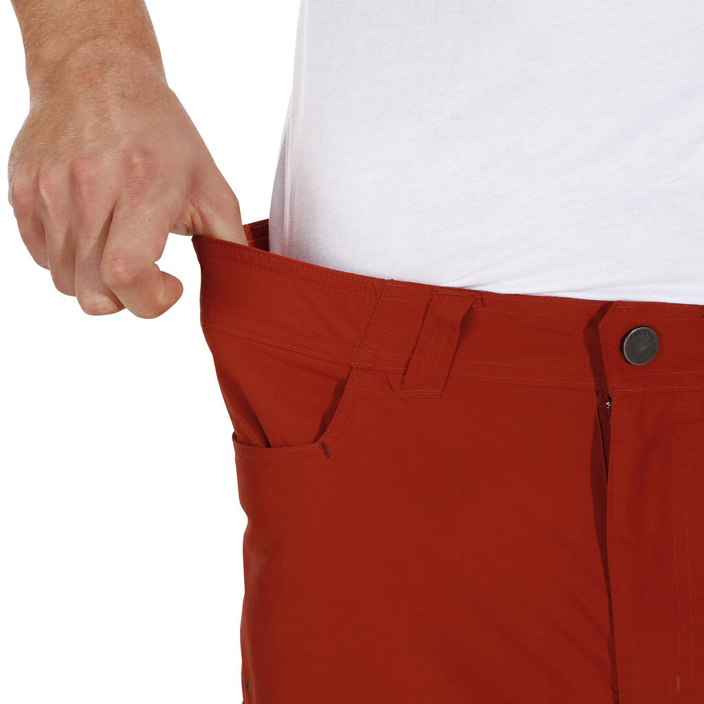 Wandershorts Forclaz 100 Herren rot
