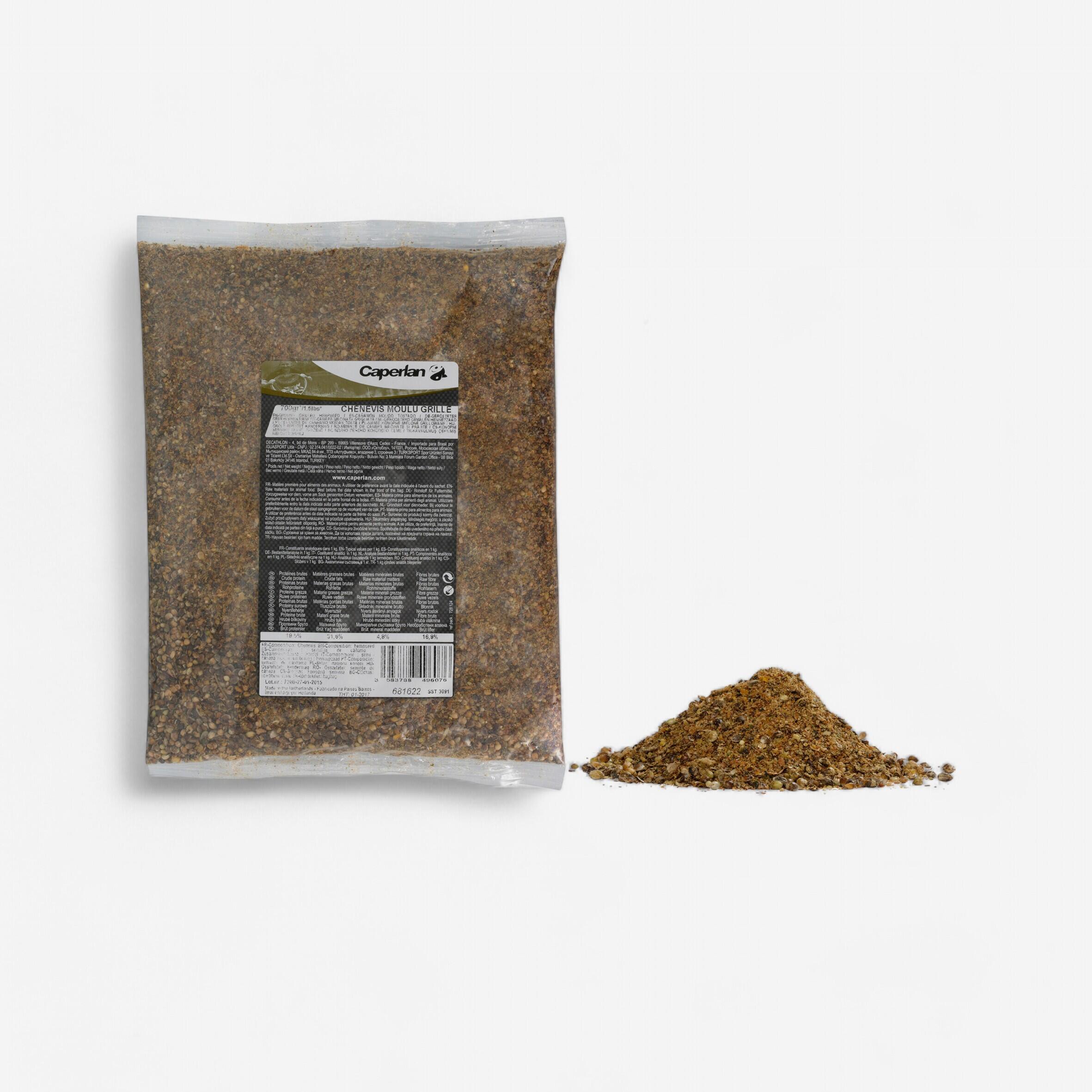 GRILLED HEMP GROUNDBAIT 700 G still fishing meal 1/3