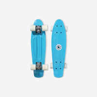 Skateboard Mini Play 500 Kunststoff Kinder blau