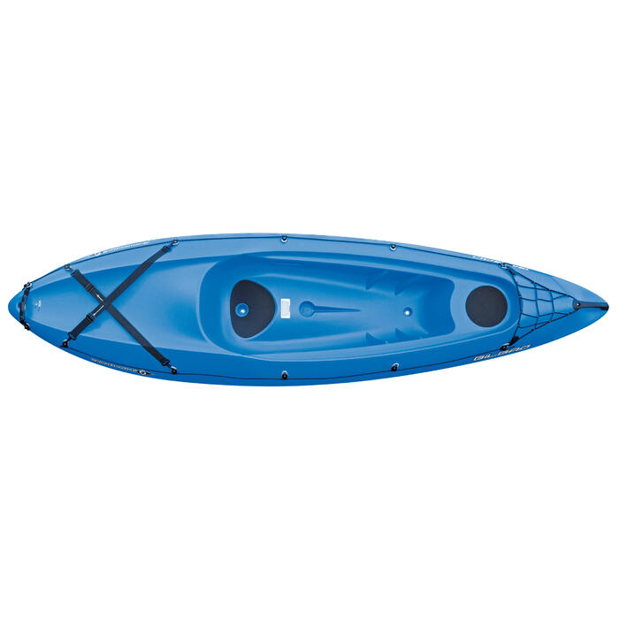 Kayak Canoa Rígido de Travesía Bickayaks BILBAO 1 Plaza Azul Bic