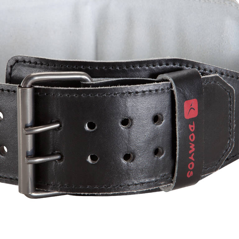 Weight Training Lumbar Belt Leather Decathlon