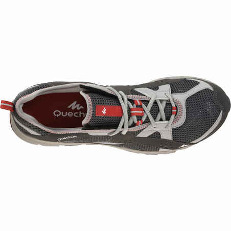 Arpenaz 200 Fresh men's ventilated hiking shoes red