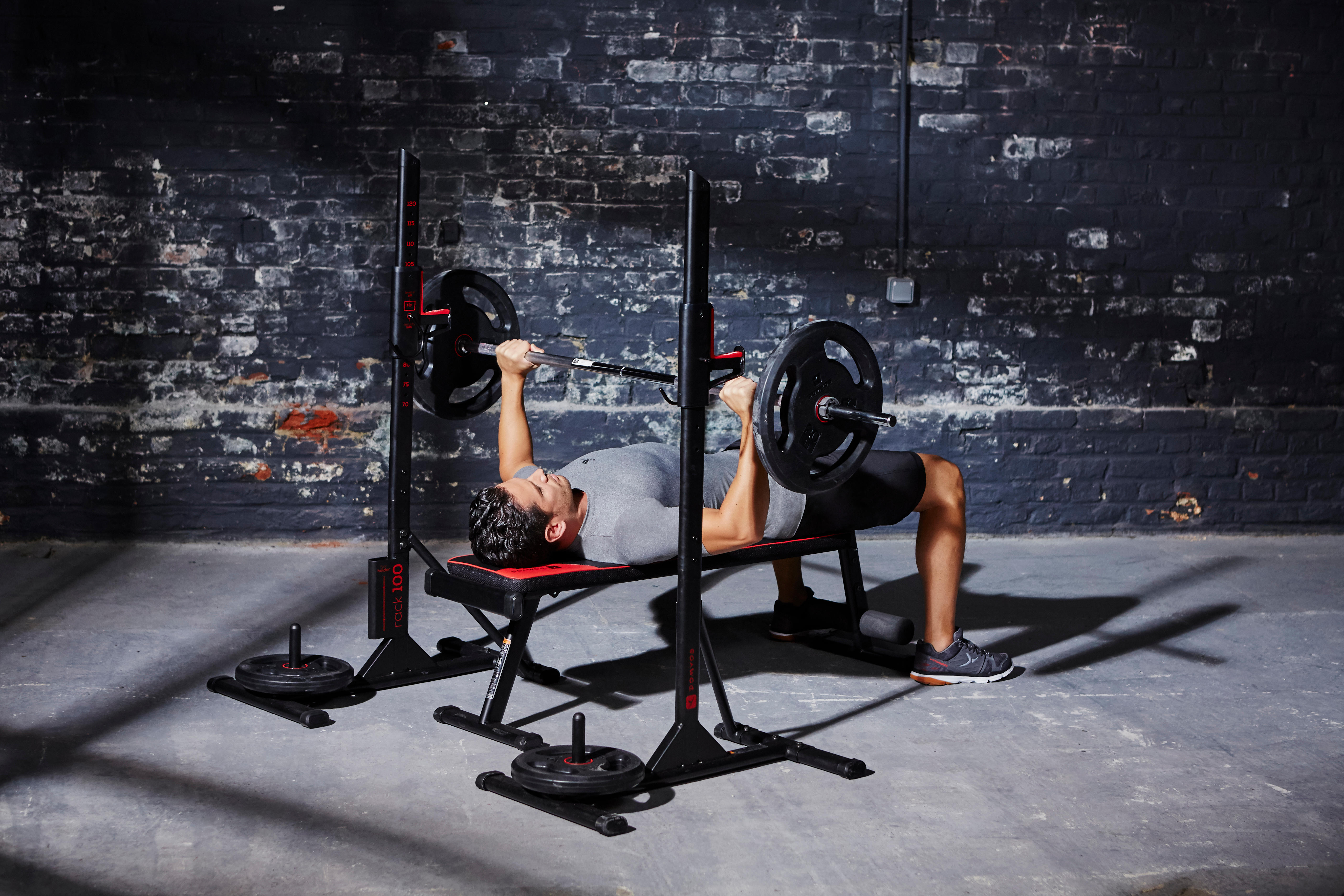 1.25 kg (2.75 lb) Rubber Weight Plate - DOMYOS
