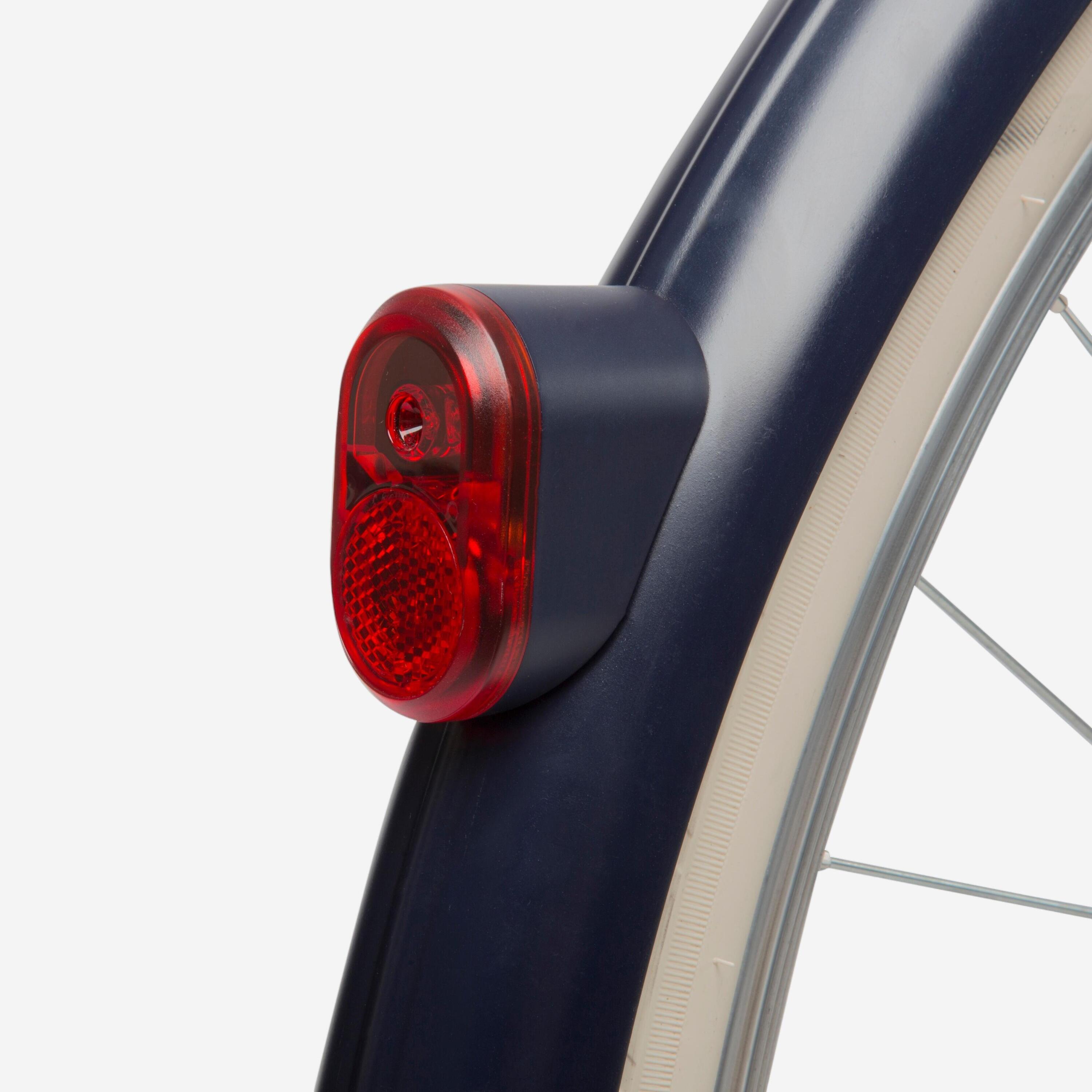 ELOPS Achterverlichting voor stadsfiets Elops Fake Blue dynamo