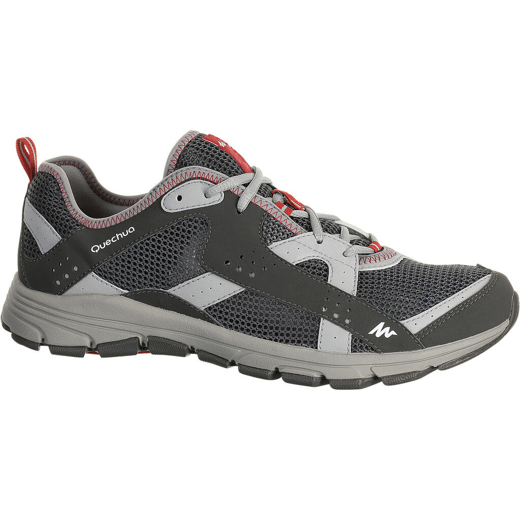 Arpenaz 200 fresh men's ventilated hiking shoes red