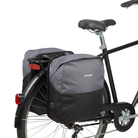 Doppel-Fahrradtasche Gepäcktasche 100 2×15L