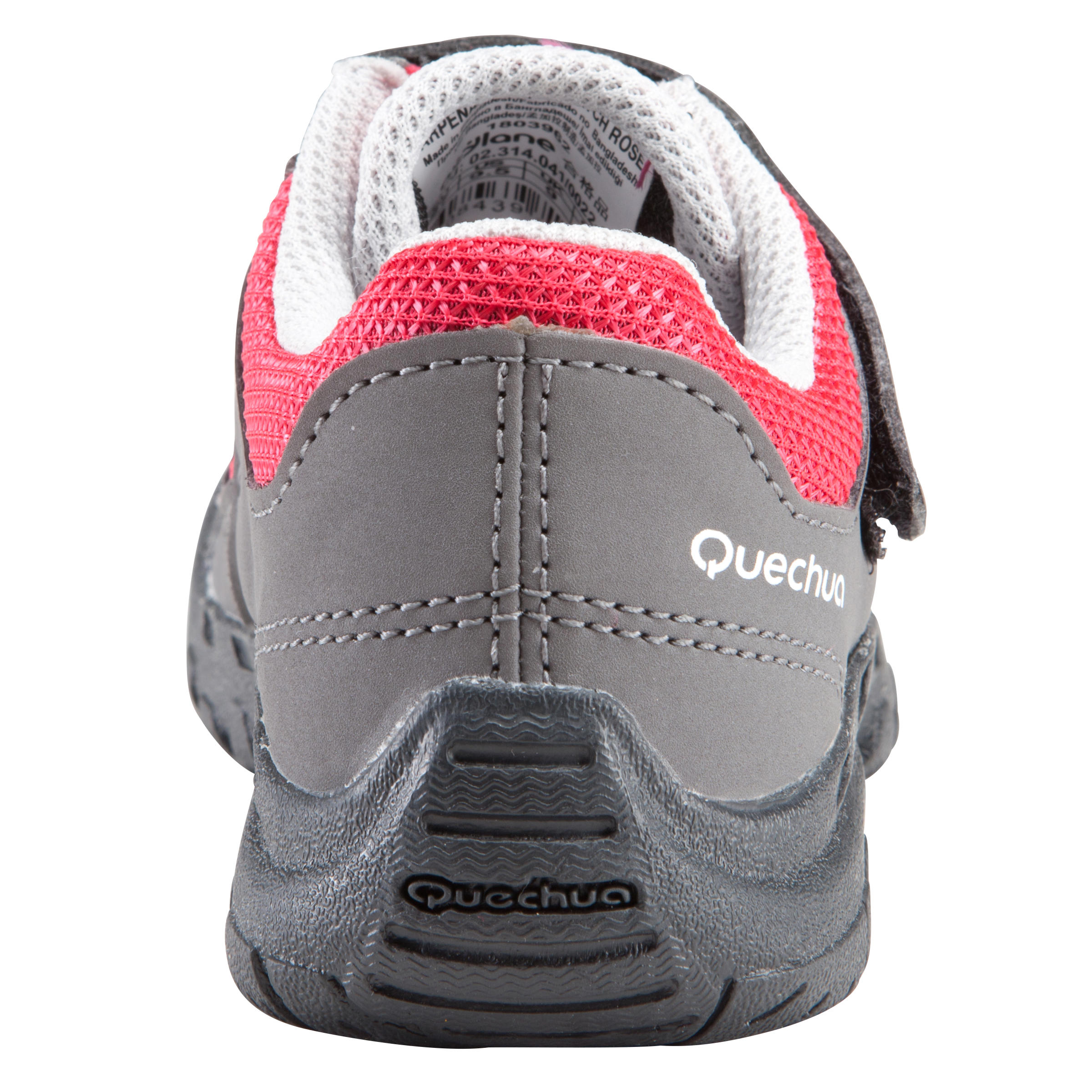 Arpenaz 50 Children's Rip-Tab Hiking Shoes pink 5/17