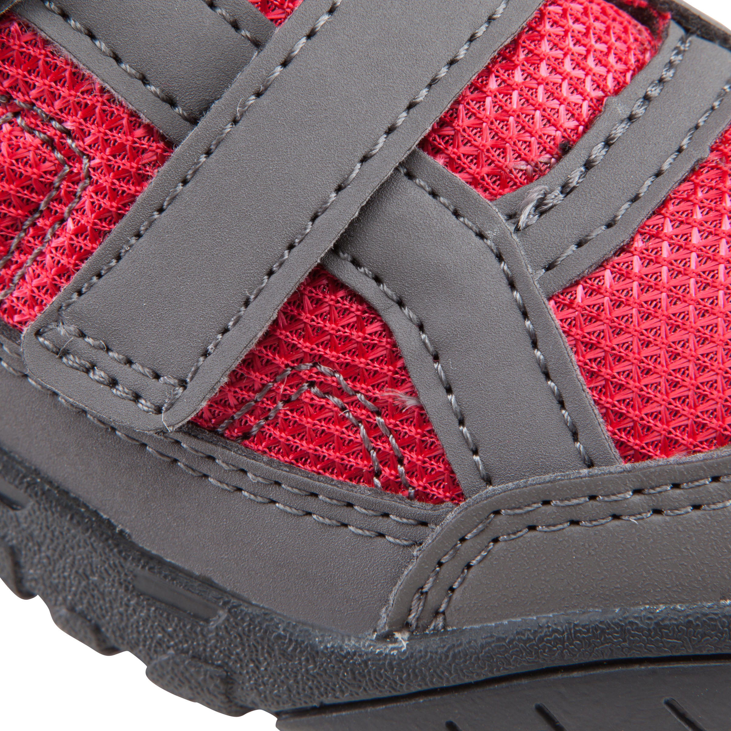 Arpenaz 50 Children's Rip-Tab Hiking Shoes pink 8/17