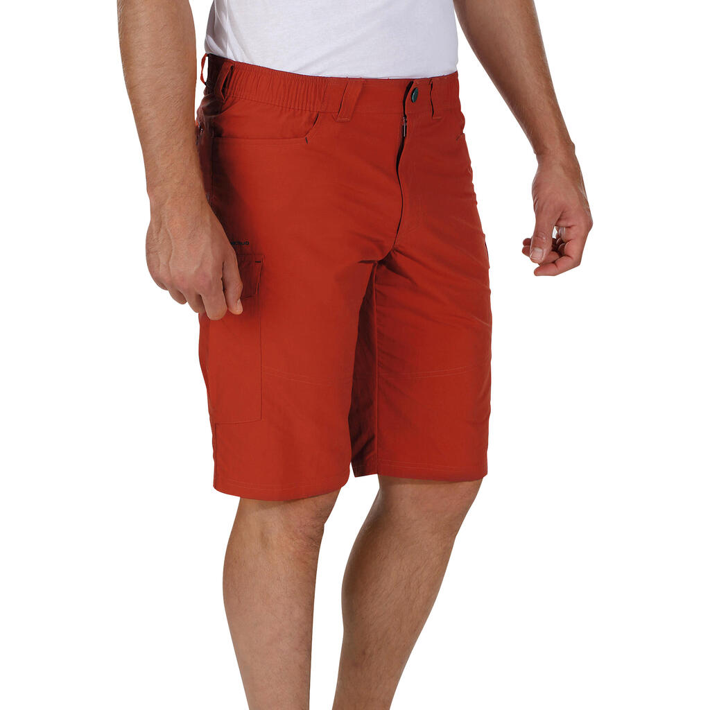 Wandershorts Forclaz 100 Herren rot
