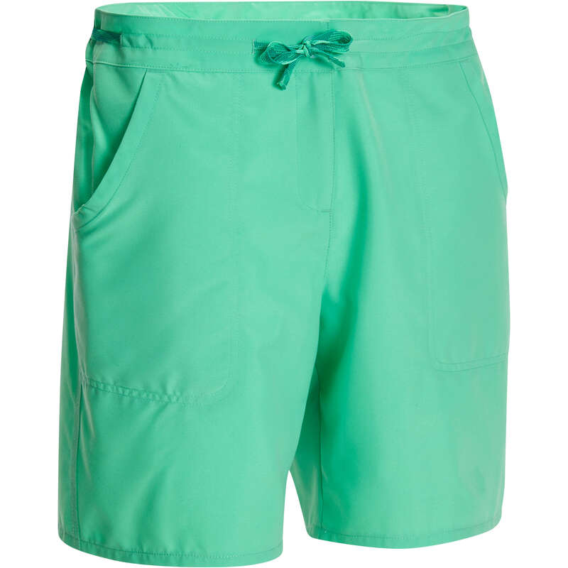 QUECHUA Forclaz 50 Women's Hiking Shorts Green Decathlon