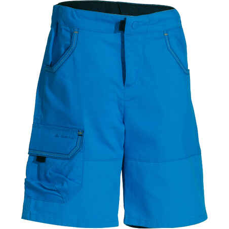 Modre pohodniške kratke hlače HIKE 500 za otroke