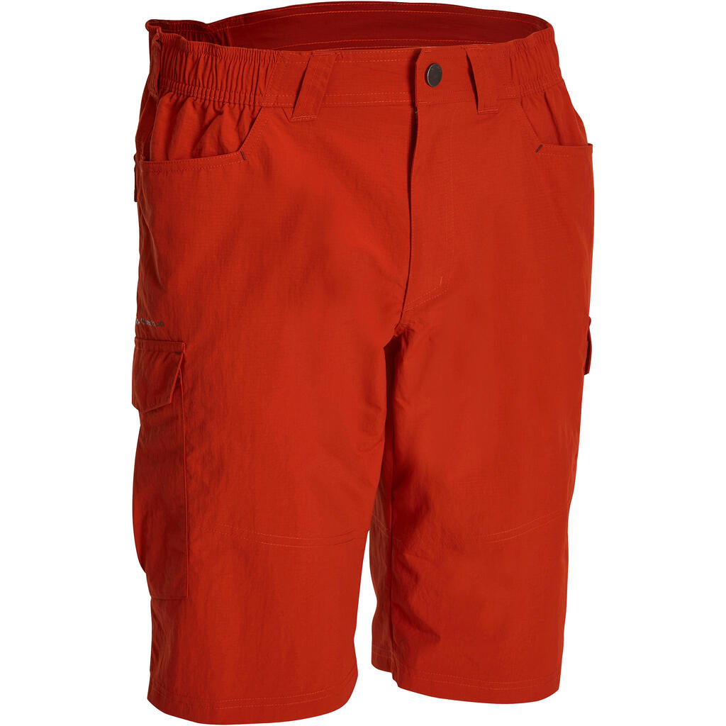 Wandershorts Forclaz 100 Herren rot