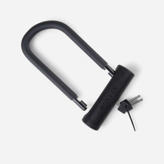 ELOPS 900 Bike Mini D Lock Black Decathlon