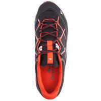 Men’s Mountain Trail or Speed Hiking shoes 300.2 black and red.