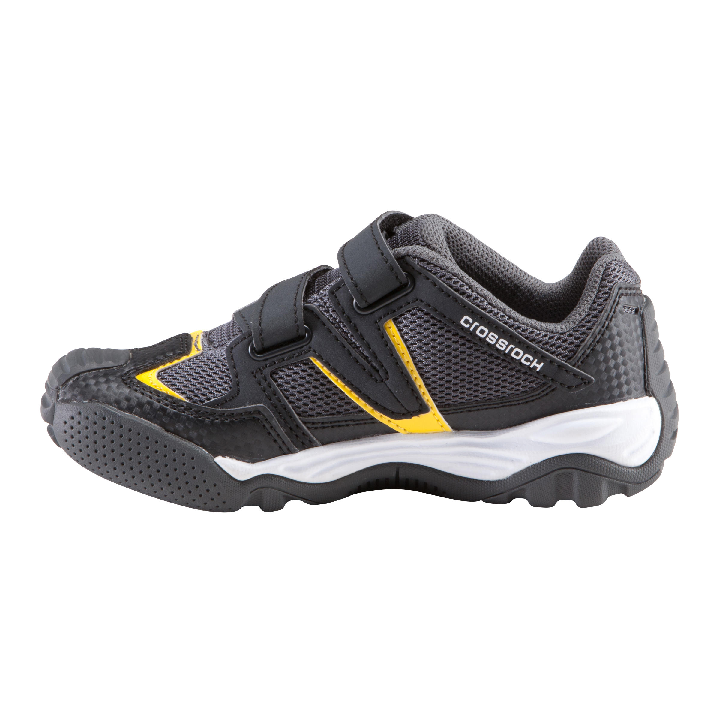 Crossrock Children's Hiking Shoes - Black/Yellow 2/17