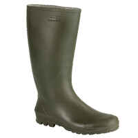 Botas de Agua Katiuskas Solognac Glenarm 100 Hombre Verde Impermeable