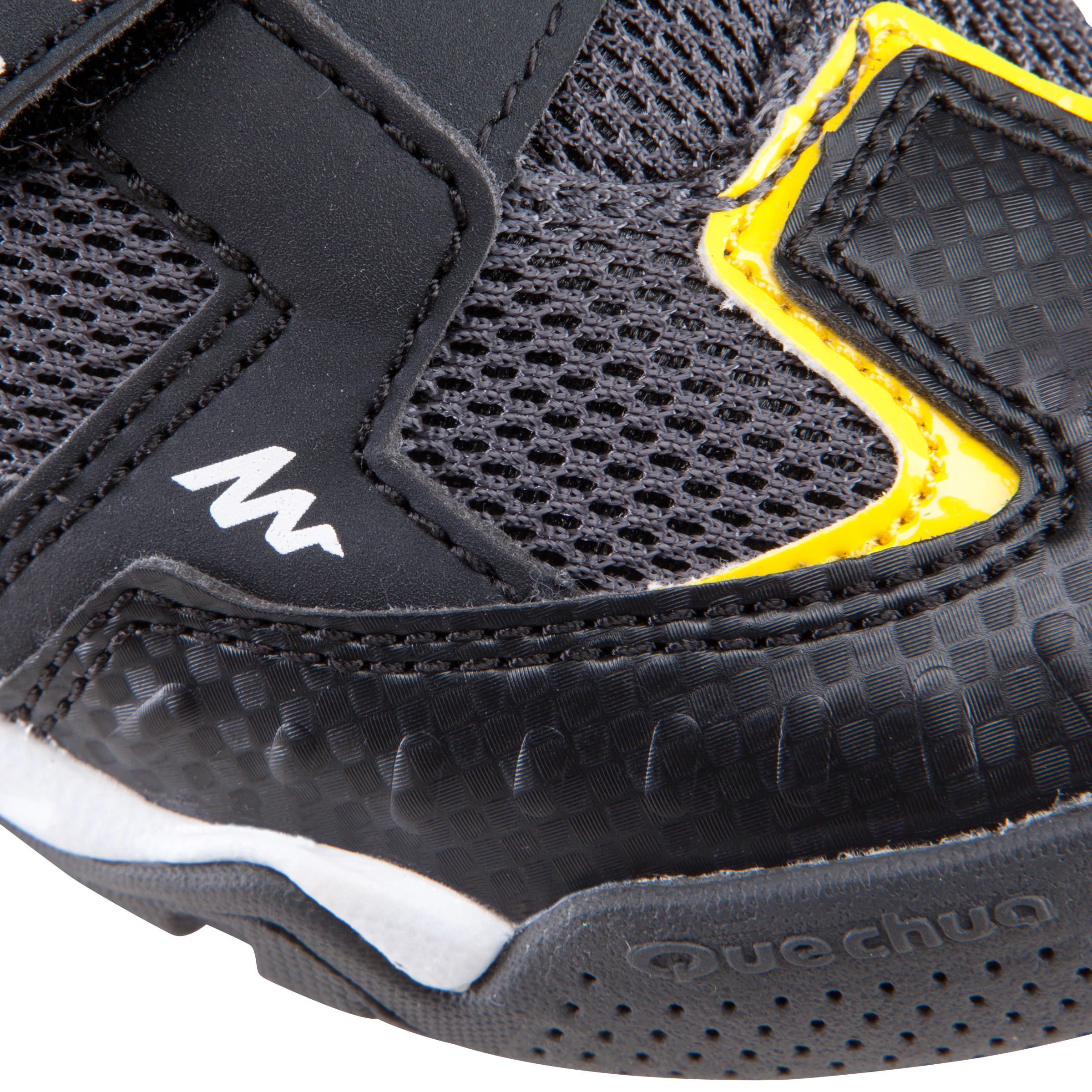 Crossrock Children's Hiking Shoes - Black/Yellow 7/17