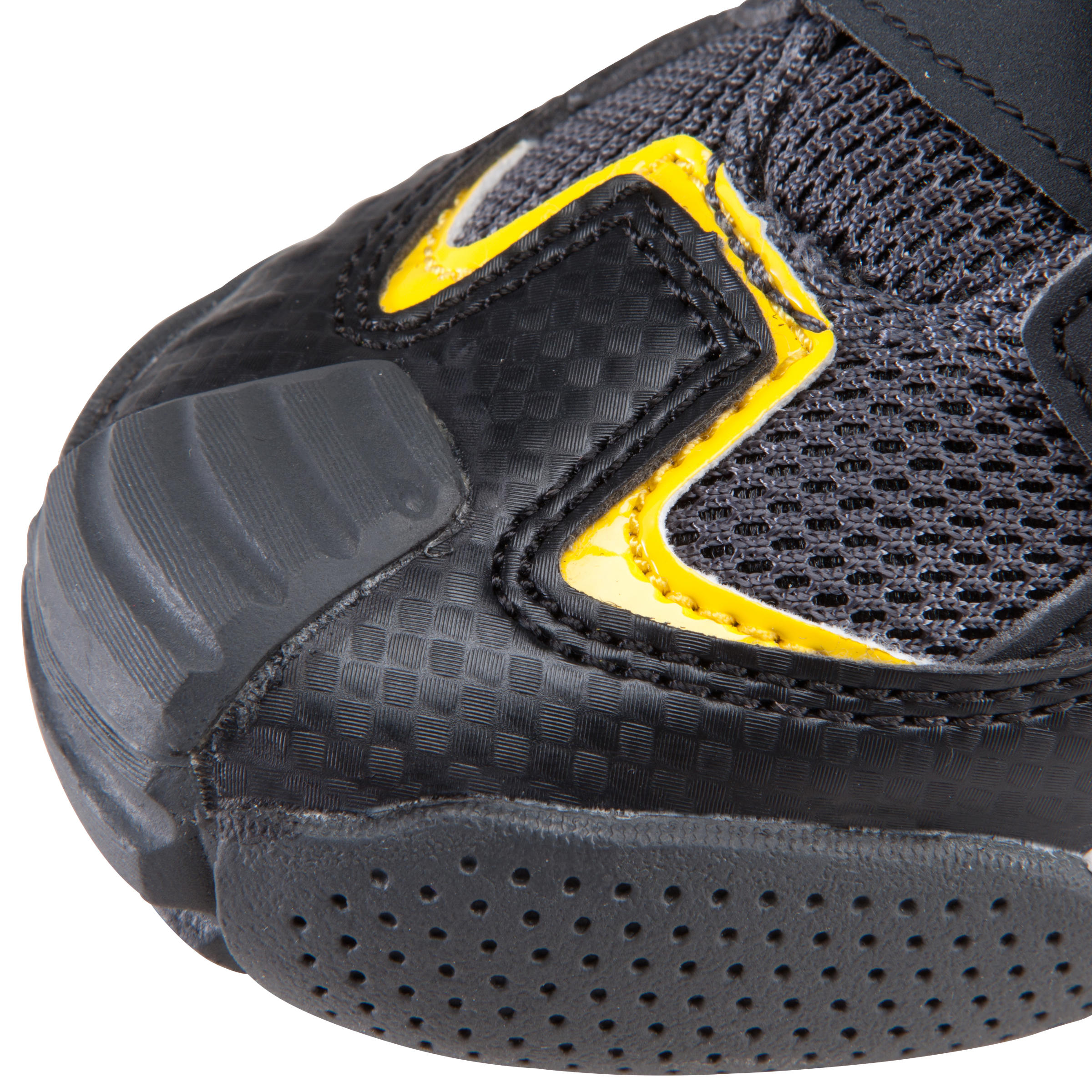 Crossrock Children's Hiking Shoes - Black/Yellow 12/17