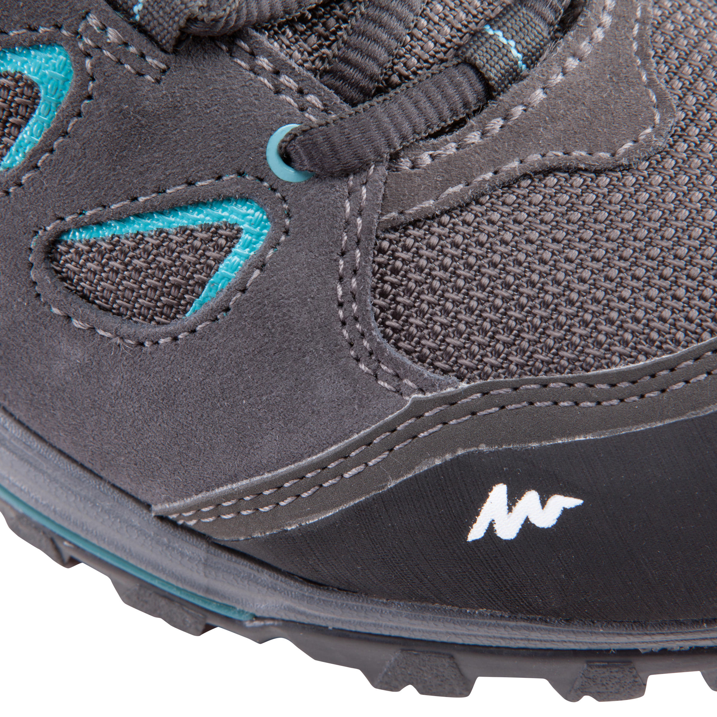 Forclaz Flex 3 waterproof mountain hiking trousers – Grey/ Blue 6/18