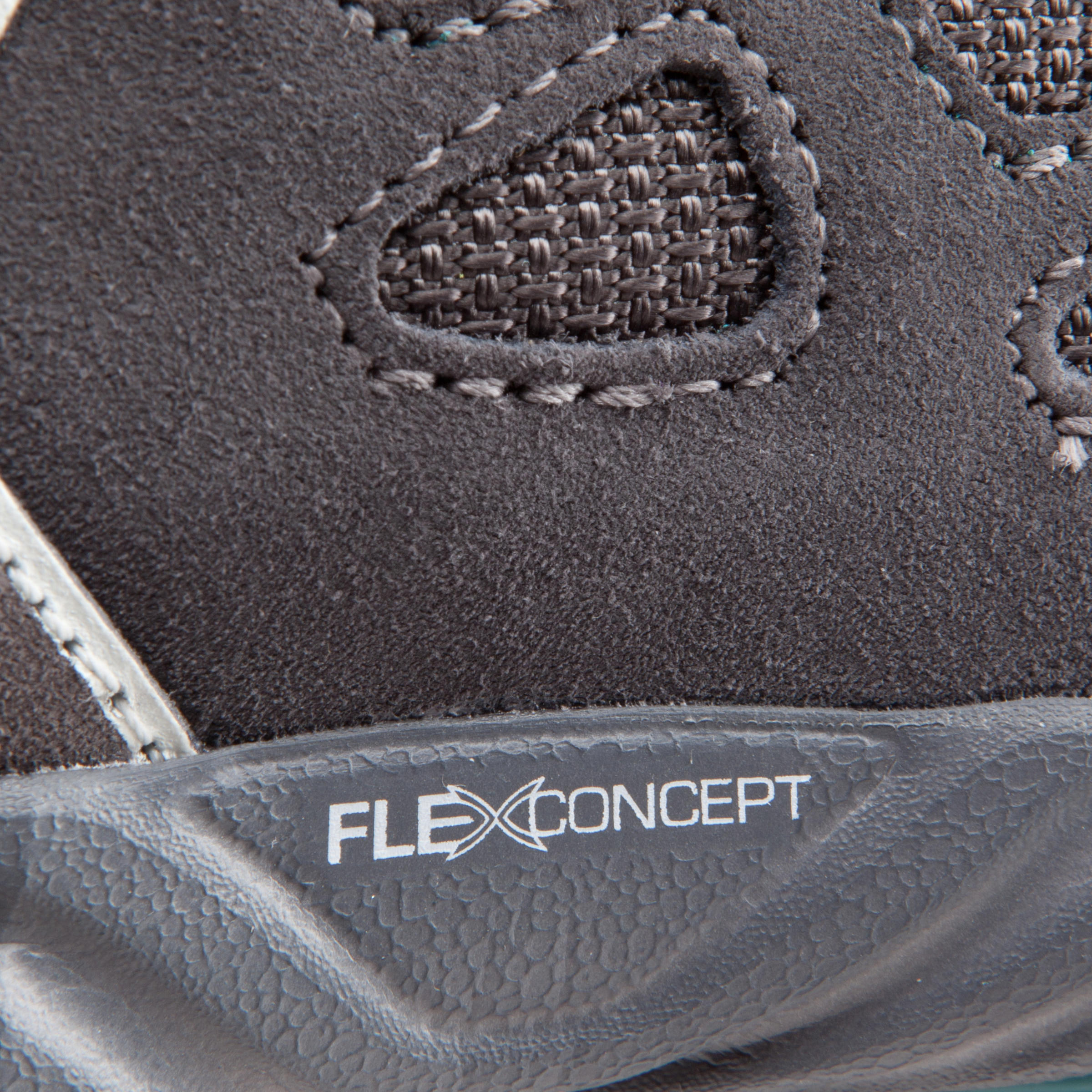Forclaz Flex 3 waterproof mountain hiking trousers – Grey/ Blue 12/18