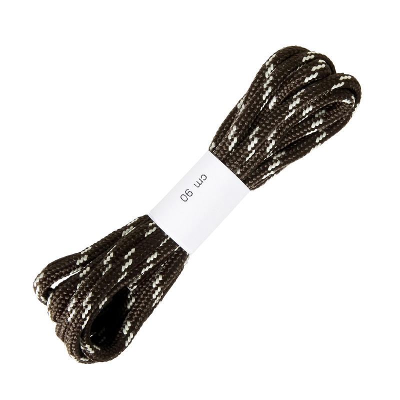 Round Hiking Boot Laces - Grey Black Round Hiking Boot Laces - Grey Black
