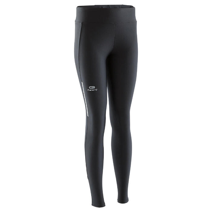 COLLANT JOGGING FEMME RUN DRY NOIR Kalenji Decathlon