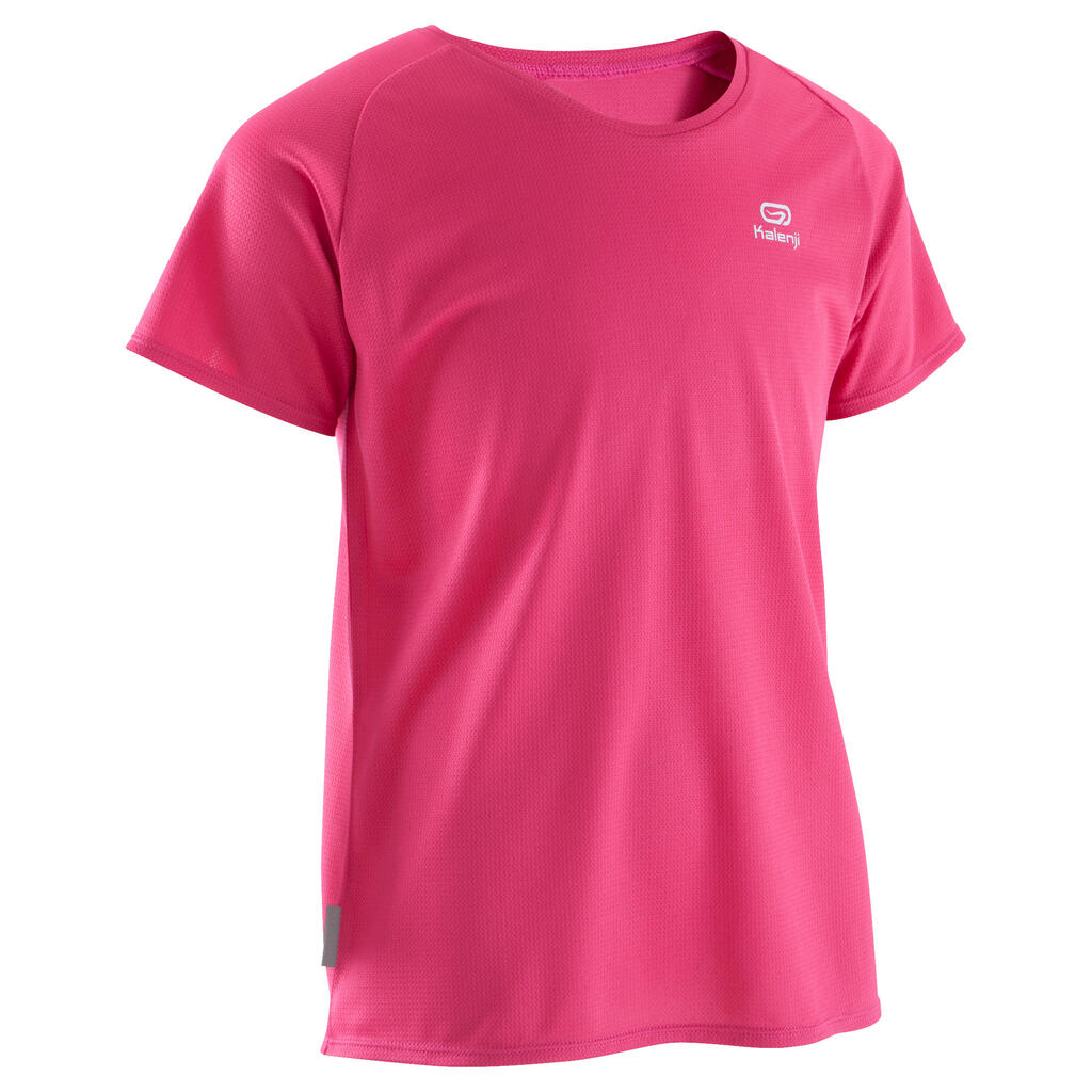 Laufshirt kurzarm Run Dry Kinder pink