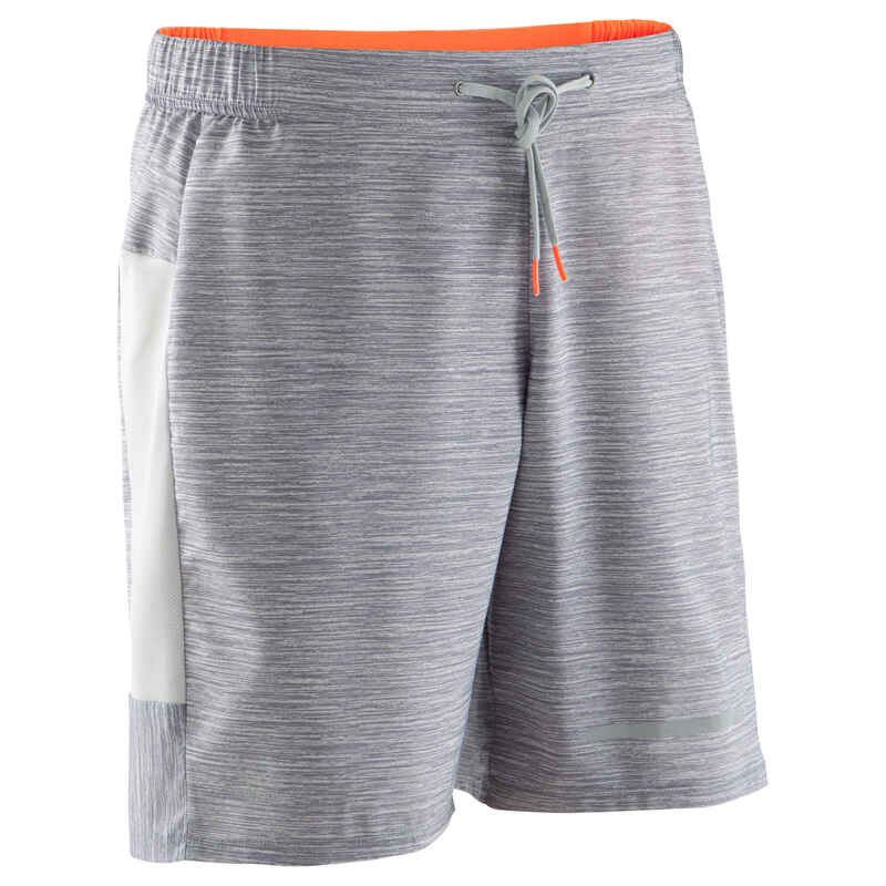 RUN DRY+ MEN'S SHORTS - MOTTLED GREY