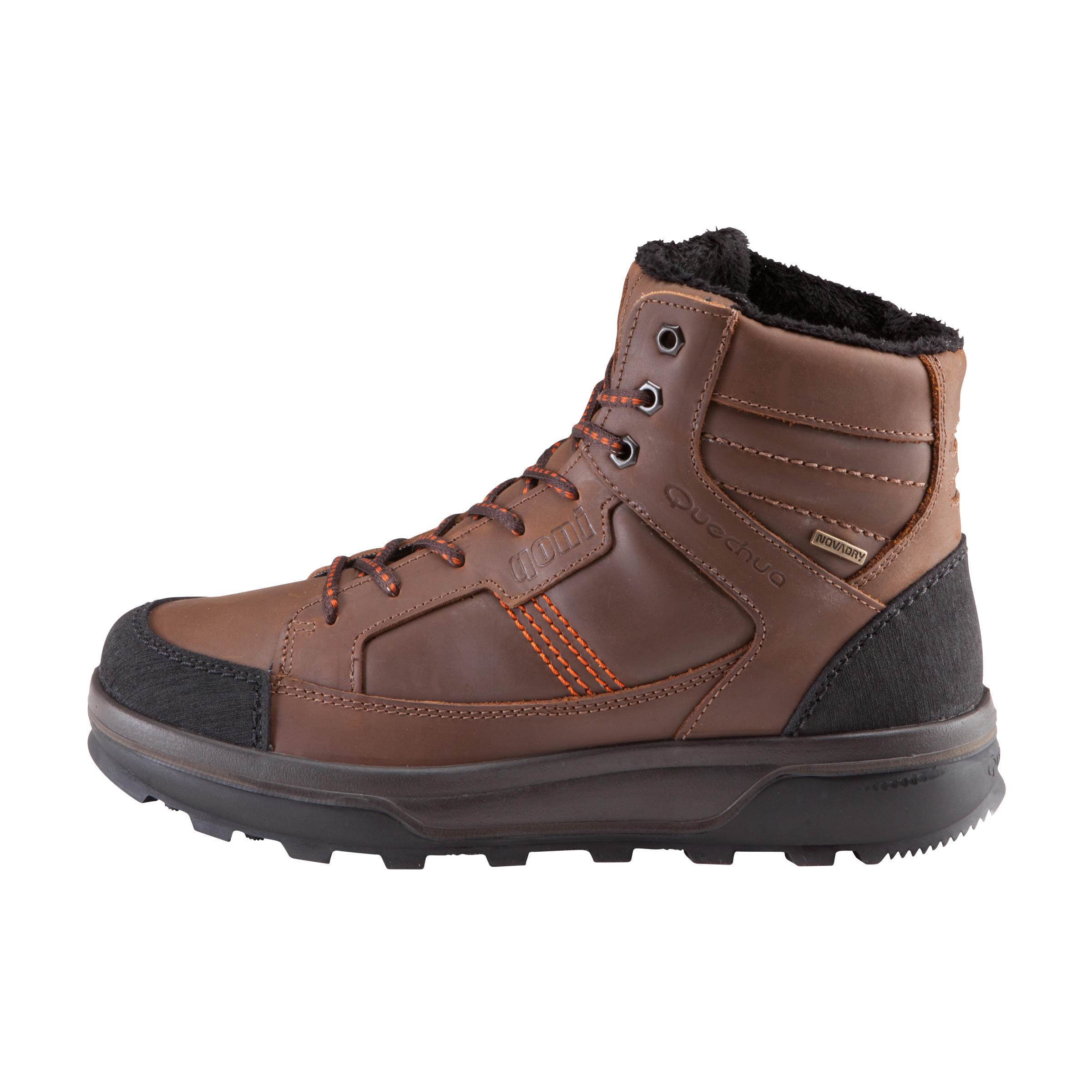Hoge Wandelschoenen Warm Waterdicht Arpenaz 700 heren bruin 8/18
