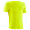 RUN DRY MEN'S RUNNING T-SHIRT YELLOW