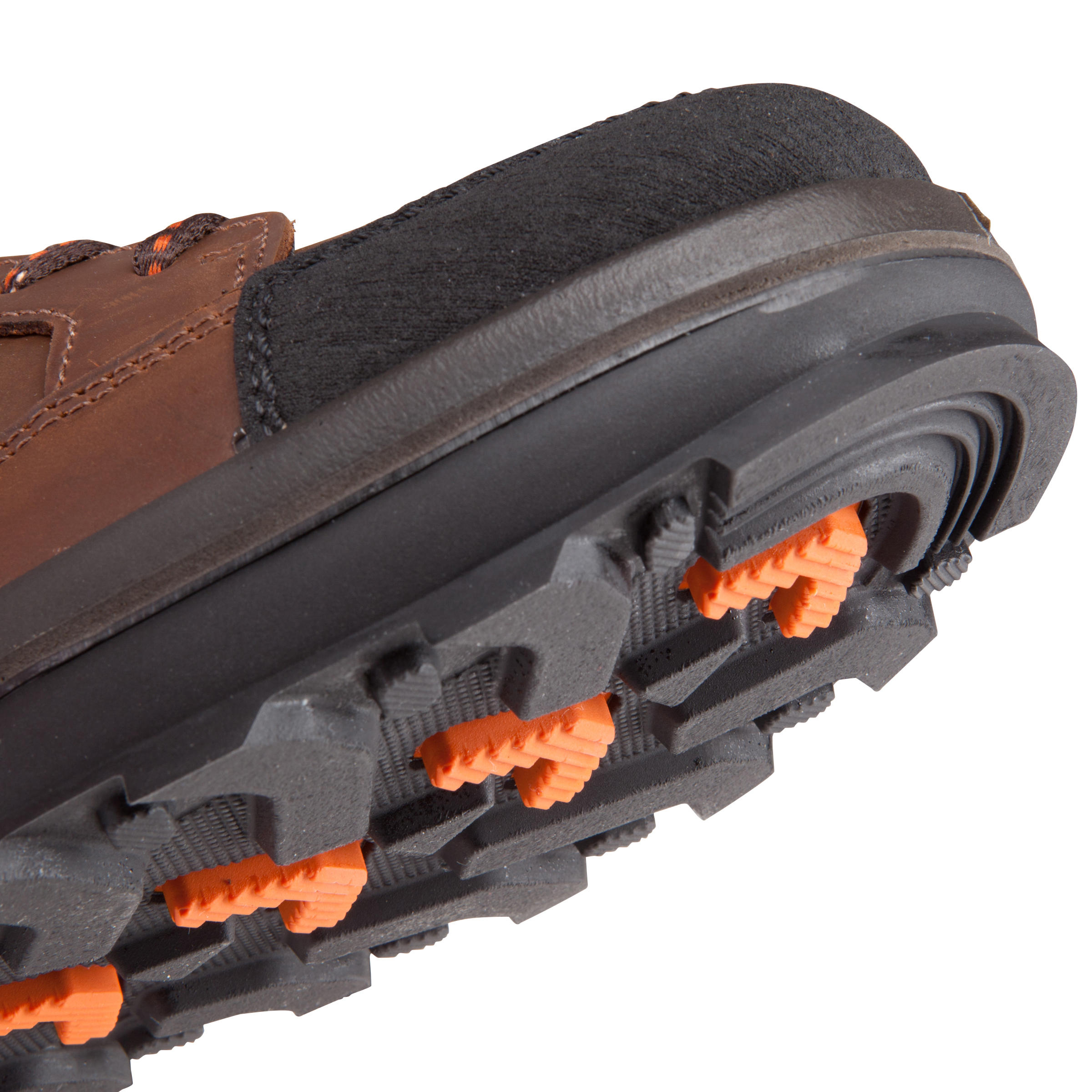 Hoge Wandelschoenen Warm Waterdicht Arpenaz 700 heren bruin 12/18
