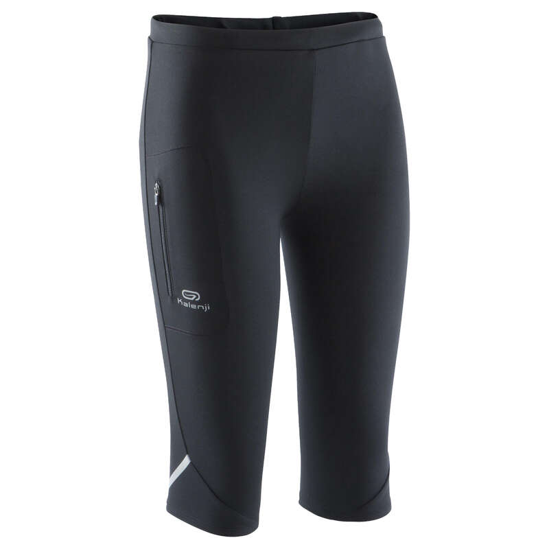 KIDS ATHLETICS CLOTHES ACCESS Clothing - ELIO KID CROP TIGHTS RUN BLACK KALENJI - By Sport