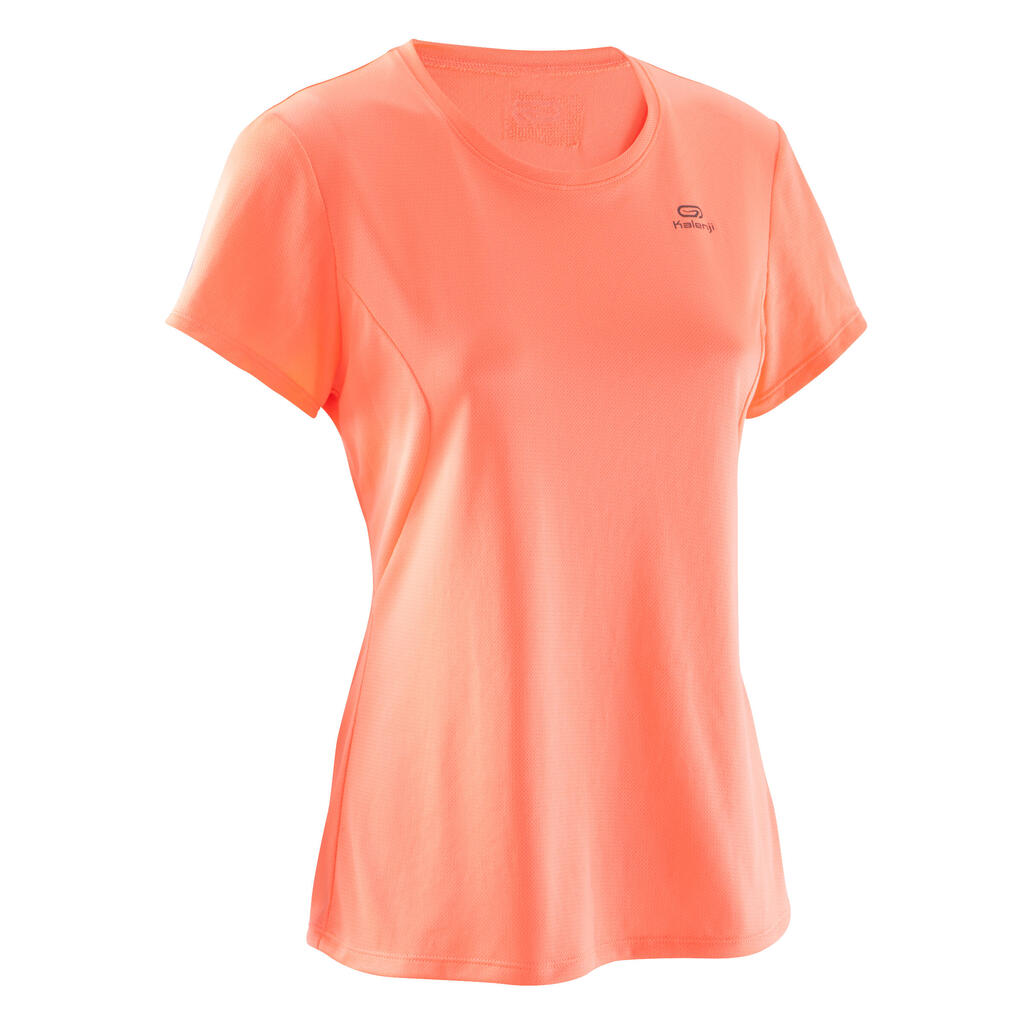 Run Dry Women's Running T-Shirt - Coral 