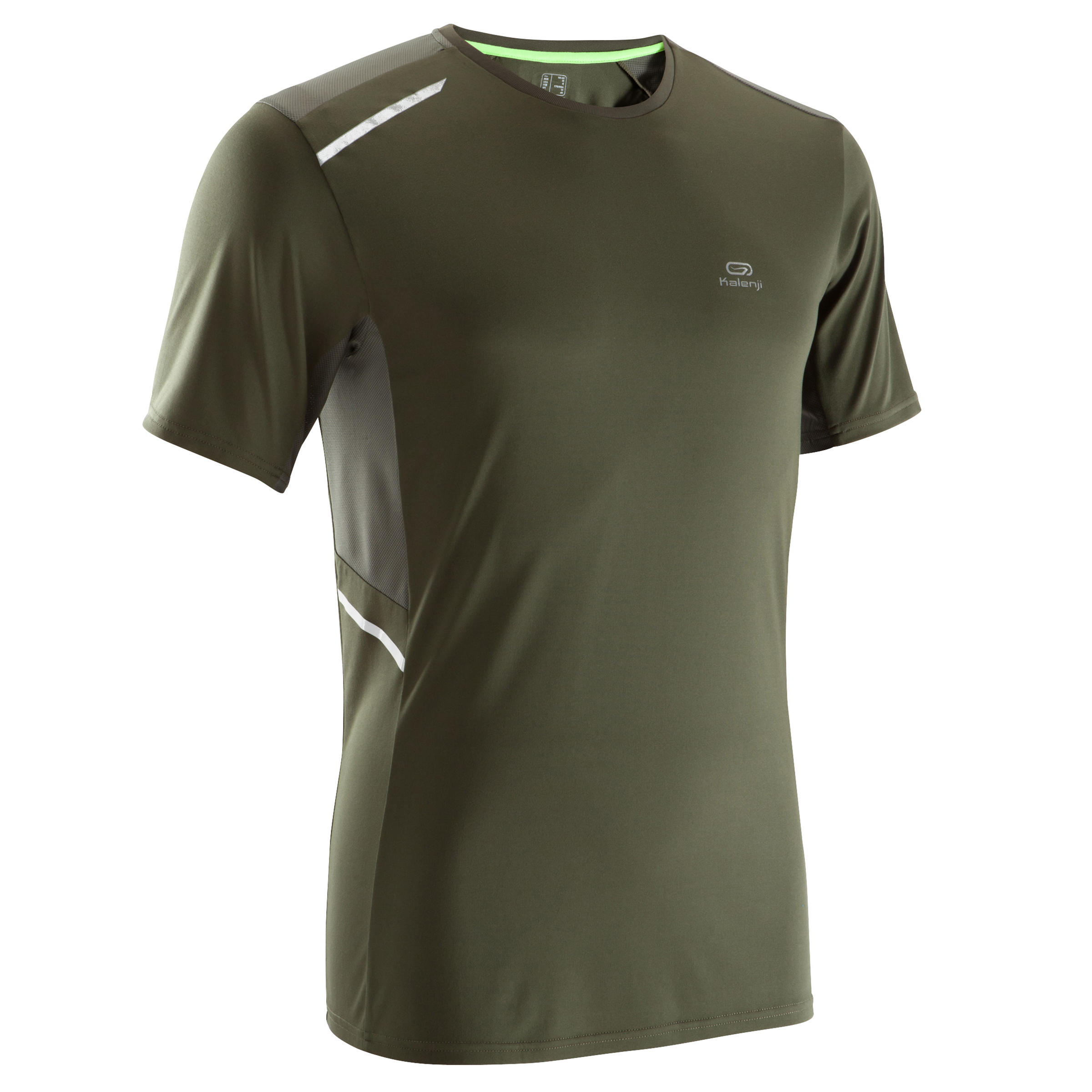 RUN DRY MEN S RUNNING T SHIRT GREEN Decathlon