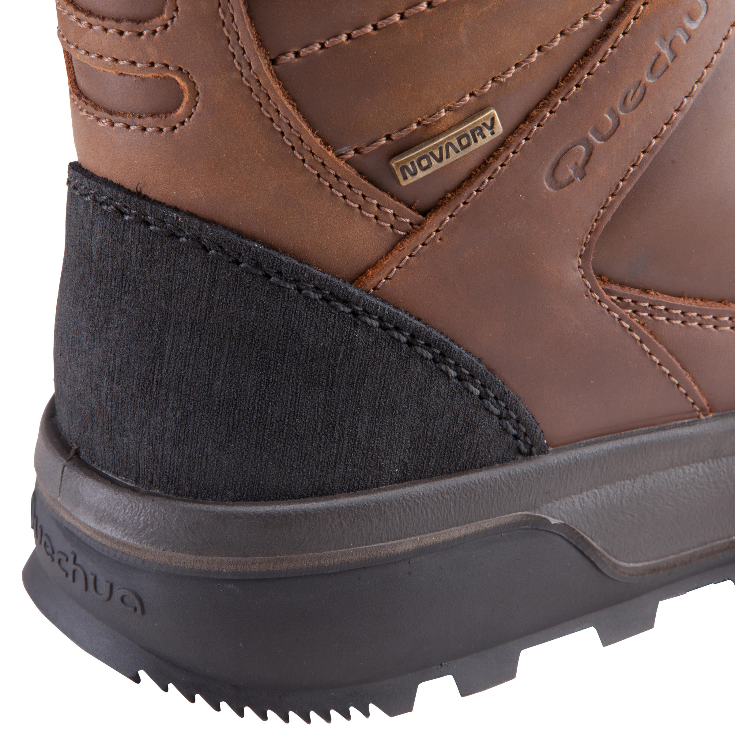 Hoge Wandelschoenen Warm Waterdicht Arpenaz 700 heren bruin 16/18