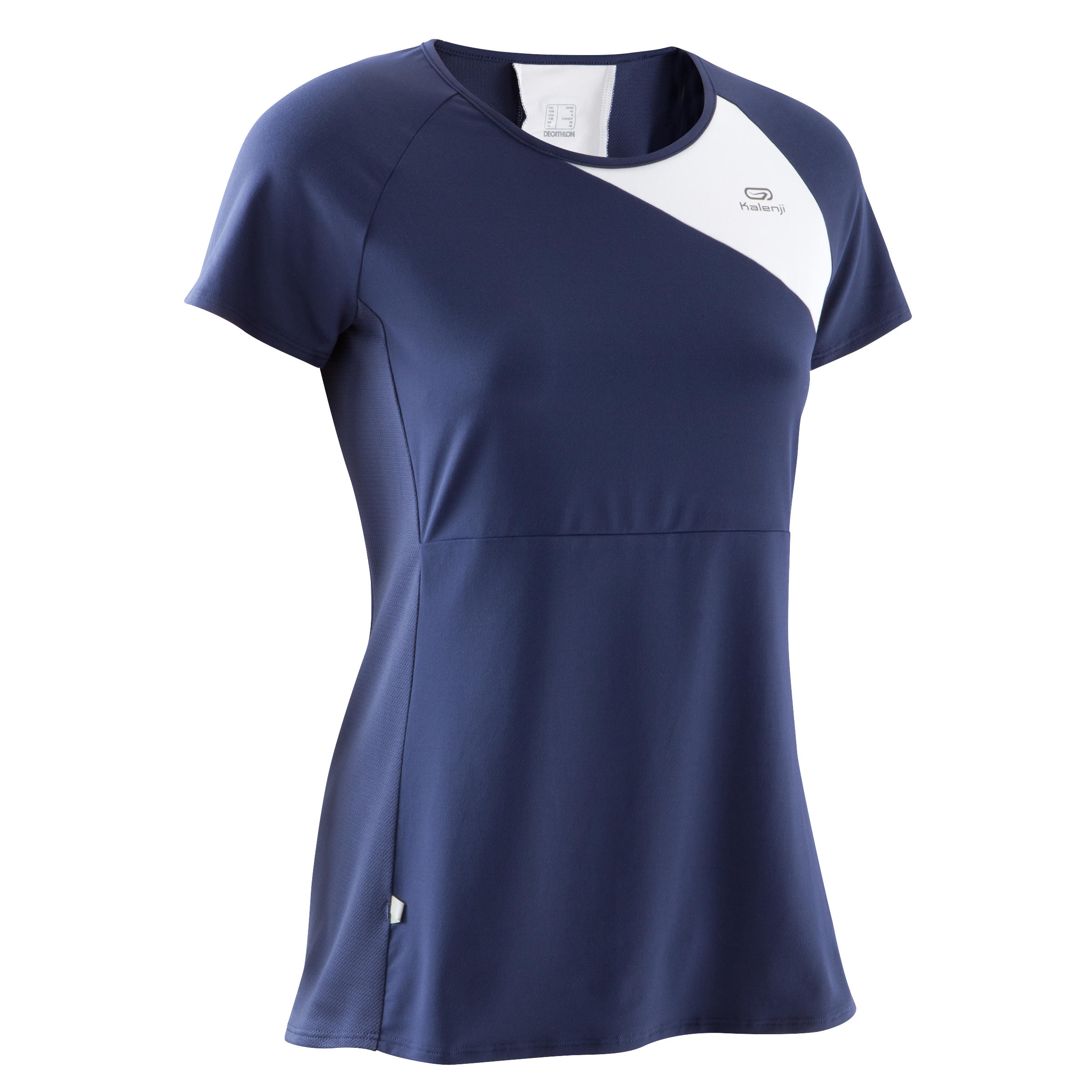 KALENJI Run Dry + Women's Running T-Shirt - Navy Blue 