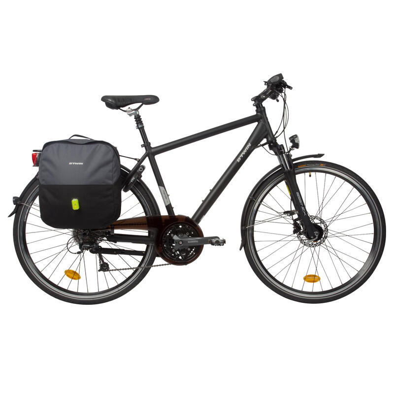 Decathlon Btwin 100 Bike Carrier Bag 15l Bicycle Rack Bags
