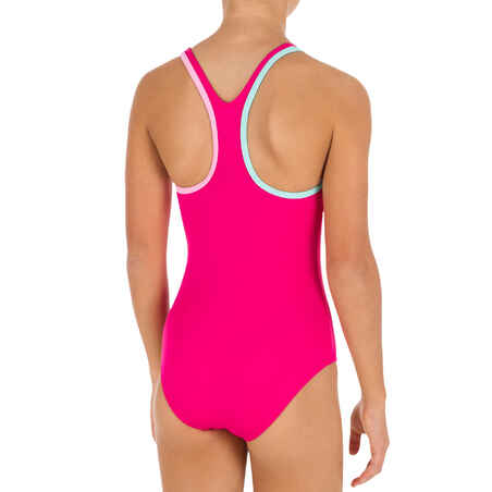 Leony+ Girls' One-Piece Swimsuit - Pink