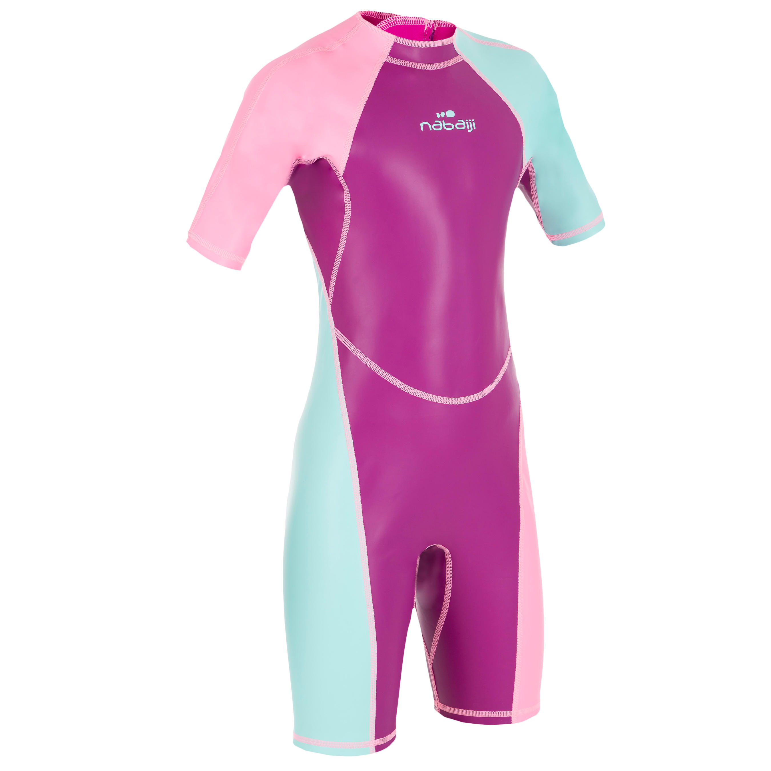 Nabaiji Zwemshorty Kloupi voor meisjes paars/roze