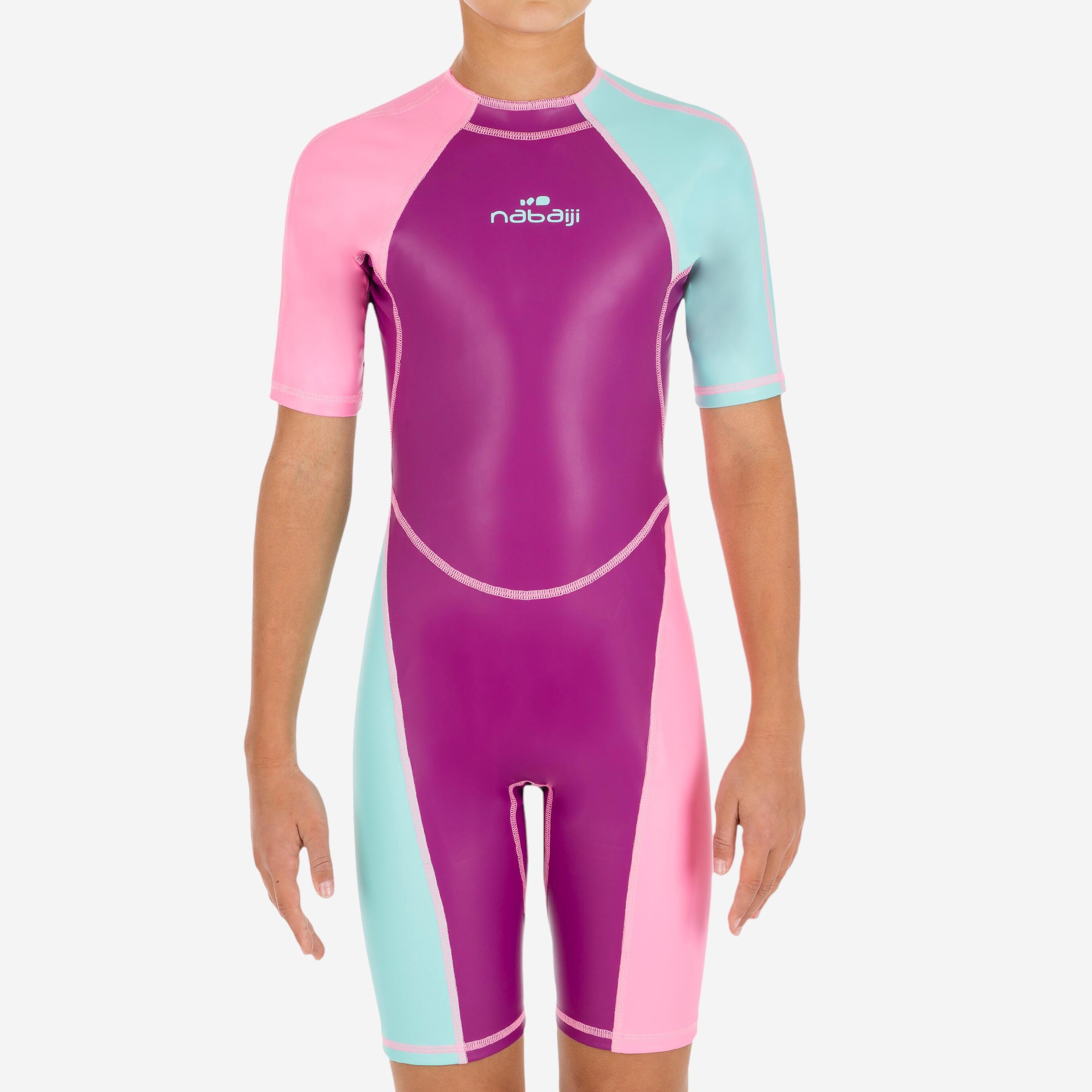 Muta termica nuoto bambina KLOUPI lilla-rosa NABAIJI | DECATHLON