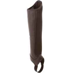 100 Mesh Children's Horse Riding Half Chaps - Brown