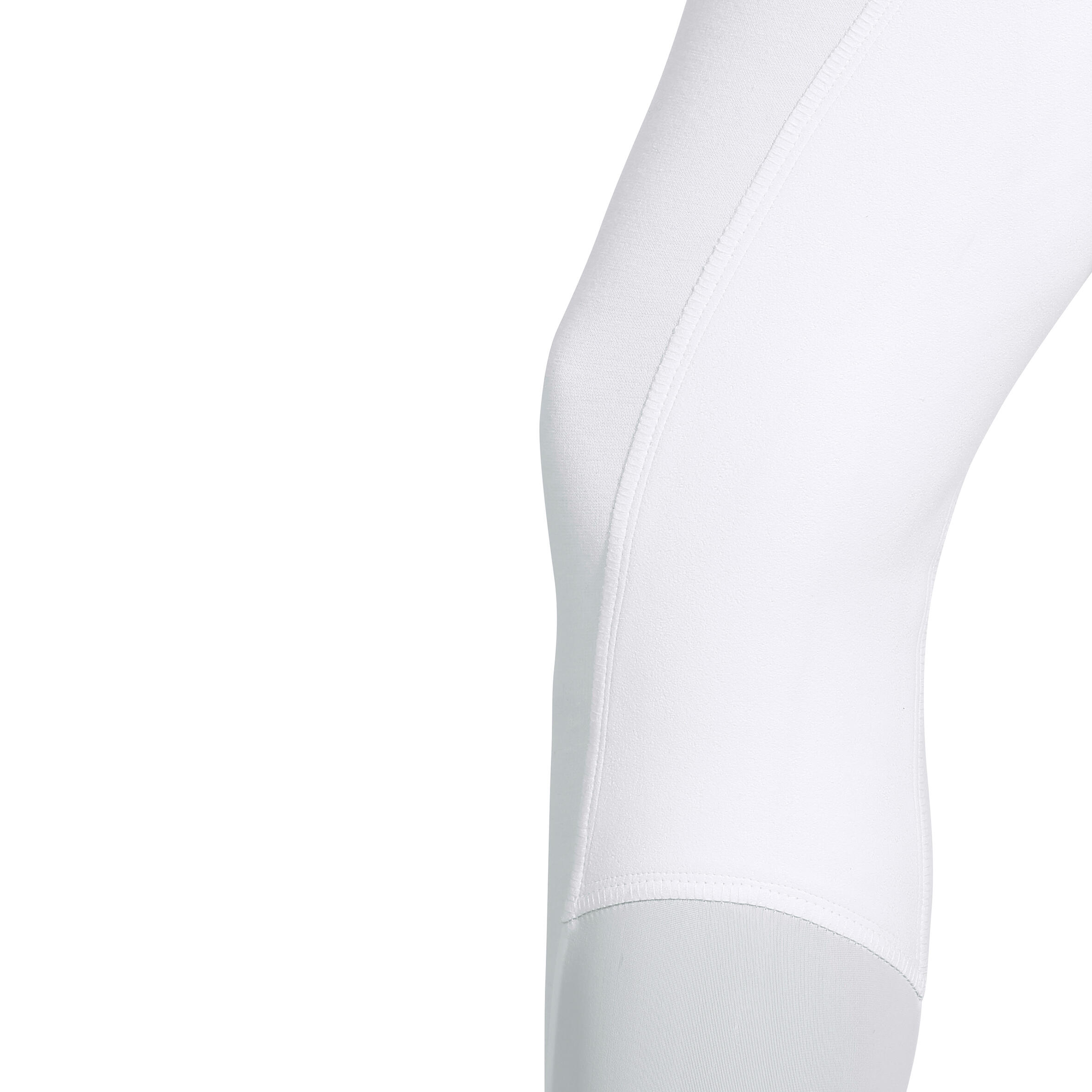 Victoria Women's Competition Full-Seat Horse Riding Jodhpurs - White 14/23